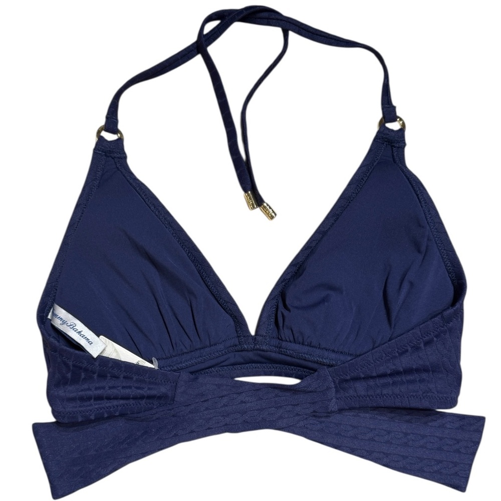 Tommy Bahama Cable Beach Halter Bikini Top - Picture 8 of 12